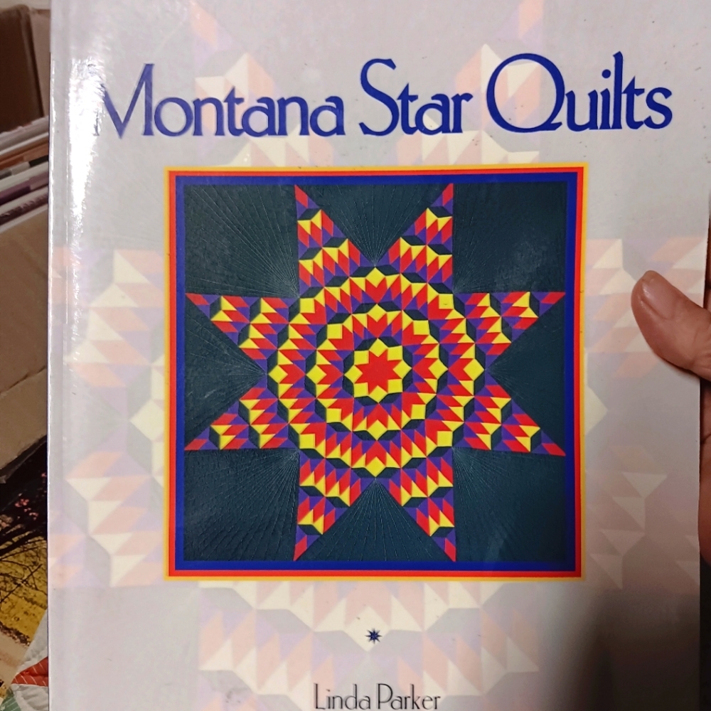 Montana Star Quilt patterns bu Linda Parker .  Big HardBack book.